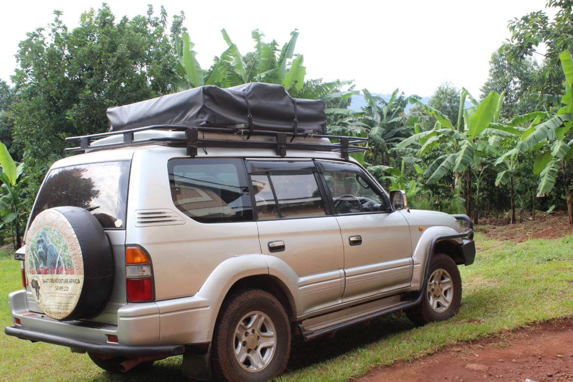 Car Rental in Uganda with Rooftop Tent